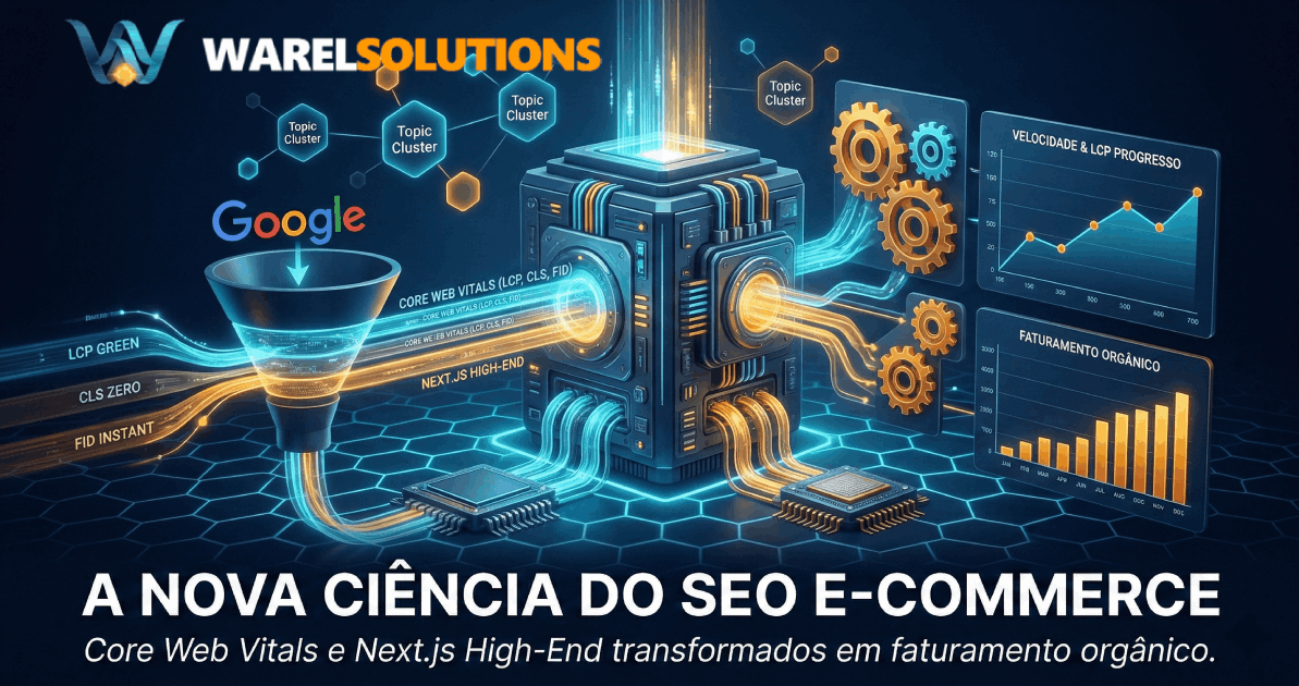 Ícone do artigo A Nova Ciência do SEO: Por que a Engenharia de Software Domina o Algoritmo do Google em E-commerce