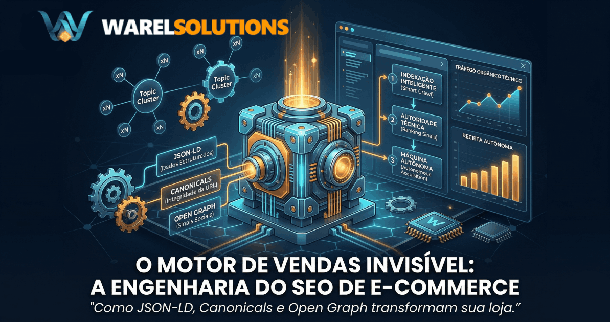 Ícone do artigo O Motor de Vendas Invisível: A Engenharia por Trás do SEO de E-commerce